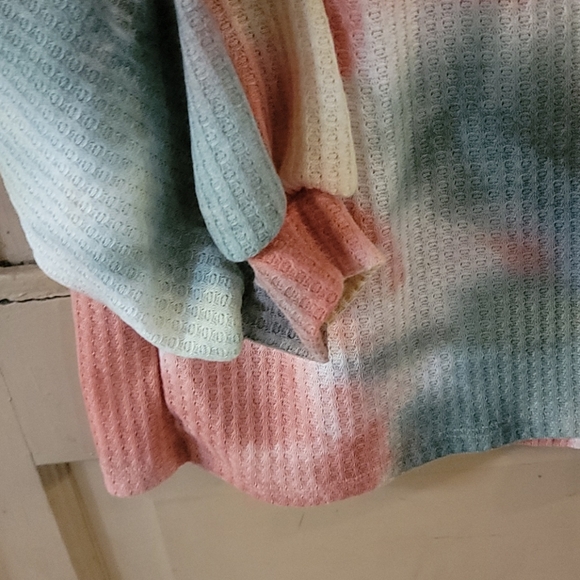 Haptics Tie Die Sweater.  Very Soft - Picture 3 of 5